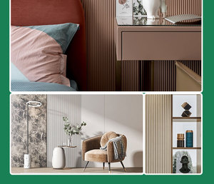 Panneau mural en <span class=keywords><strong>MDF</strong></span>, panneau cannelé flexible, <span class=keywords><strong>MDF</strong></span> pliable - Product Image 5