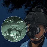 Casque de génération 3 Vision nocturne Fusion IR Imaging Vision nocturne Caméra monoculaire à double fusion