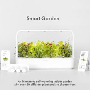 Nhà thông minh vườn bluetood-kích hoạt <span class=keywords><strong>Kit</strong></span> trong nhà hydroponics hệ thống cảm ứng điều khiển Starter <span class=keywords><strong>Kit</strong></span> 9 nhà máy Pods cho thảo mộc Rau - Product Image 2