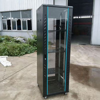 Rack de Servidor para Exteriores de Acero con Pantalla Digital de Temperatura de 42U y Unidad de Ventilación Integrada