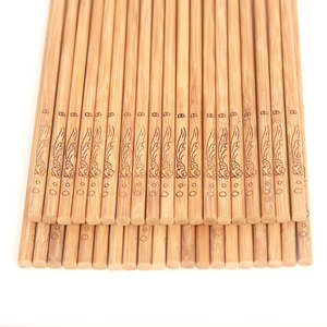 2025 Custom Laser Engraved Bamboo <strong>Chopsticks</strong> With Personalized Logo <strong>Reusable</strong> <strong>Chopsticks</strong> for Restaurant Home Use - Product Image 2