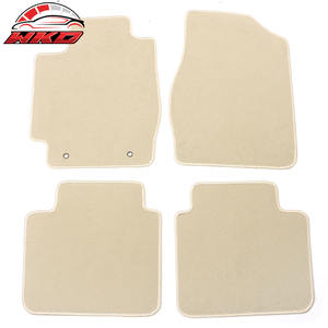 พรมปูพื้นสำหรับโตโยต้า คัมรี่ 02-06 รถไลเนอร์ด้านหน้าด้านหลังกำมะหยี่สีเบจพรมกันลื่น 4 ชิ้น - Product Image 1