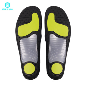 Alivio del dolor Hombres Ortesis <span class=keywords><strong>en</strong></span> zapatos Plantilla Arco Soporte Trabajo Bota Insertos Pies planos Mujeres Talón Espuela Almohadilla ortopédica para pronación - Product Image 3