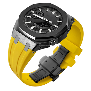 Kit de modification pour montre Oak <span class=keywords><strong>Ga</strong></span> <span class=keywords><strong>2100</strong></span>, bracelet en acier inoxydable, bracelet en silicone et boîtier pour OAK <span class=keywords><strong>G</strong></span> <span class=keywords><strong>Shock</strong></span> Ga2100 - Product Image 6