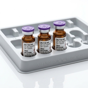 Elite Neutral Borosilicate Glass Vial Sets USP Type I 2ml 5ml 10ml Laboratory Vials with Butyl Rubber <b>Stopper</b> and Flip-Off Caps - Product Image 2