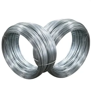 low price galvanised binding wire gi steel wire 9 10 12 14 16 gauge hot dip electro galvanized iron wire