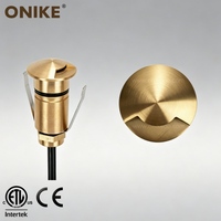 Mini spot LED extérieur étanche encastrable, lumière subaquatique 1W en acier inoxydable, éclairage mural pour marches, veilleuse de passage