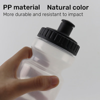 Bouteilles d'eau en plastique sans BPA personnalisées de 20 Oz 600ml avec sublimation transparentes et transparentes pour le cyclisme et le sport avec logo personnalisé