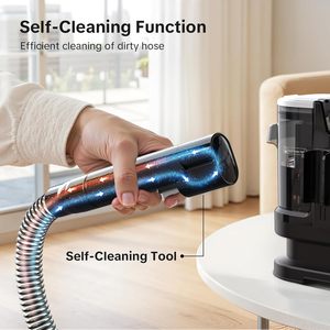 Nettoyeur portable pour tapis et tissus d’ameublement, <span class=keywords><strong>nettoyage</strong></span> en profondeur des tapis, canapés, intérieurs de voiture, taches - Product Image 4