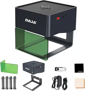 DAJA DJ6 Einstieg Lasergravurgerät DJ6 Gravurgerät für Holzstoff nichtmetall, tragbare Desktop-Lasergraviermaschine für DIY