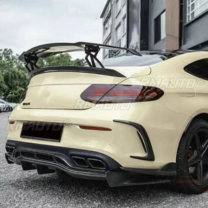 Alerón Trasero en Forma de V para Automóvil, Modificado en Negro Brillante, Compatible con Mercedes Benz Clase A, C, E, SL, S, GLC, W117, C117, C205, W204, W118 - Product Image 6