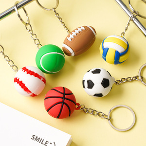 QY  gros de porte-clés en caoutchouc souple 3D pendentifs clés de voiture en silicone petits cadeaux et articles promotionnels - Product Image 6