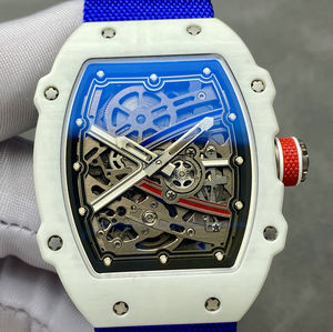 Tourbillon Mécanique Ultra-Fin de Luxe Ultime, Saphir Chronographe à Aiguille, en Titane Forme Irrégulière de Haute Qualité - Product Image 4