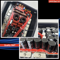 Amplificateur de subwoofer de voiture monobloc classe D, 4000W RMS dynamique, 0,5 Ohm, carte coréenne, 1 Ohm, pointe 8000W, basses puissantes
