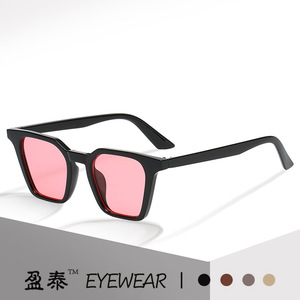Eyewear <b>Square</b> Frame <b>Sunglasses</b> PC UV400 Unisex Fashion Street Style - Product Image 1