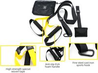 CHENGMO SPORTS-Bandas de fitness para yoga Trx de estilo básico, cinturón colgante de acero, cuerda de tracción para ejercicio de tensión, banda de resistencia, suspensión