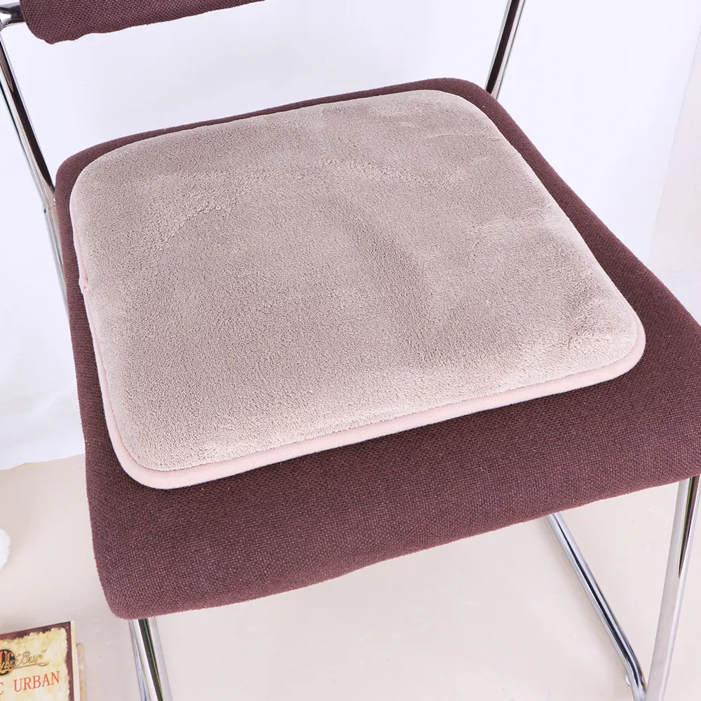 Custom Solid Color Round Square Chair Pad Seat Cushion Office Sofa Memory Foam Chair Pads