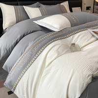 Nouvelle collection 2026 : Parure de lit de luxe réversible en mélange polycoton double face – Vente en gros
