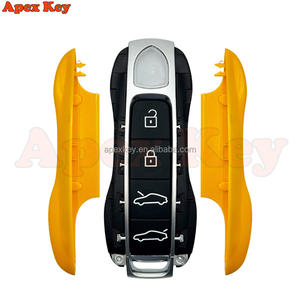 Fundas de Repuesto para Llaves de Alta Calidad en Color Amarillo para Porsche con Adhesivos para Crear Marcos de Fotos Artísticos - Product Image 2