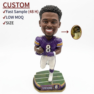 Figura Personalizada de Jugador de Fútbol <span class=keywords><strong>Americano</strong></span>, Estatuilla de Resina para Aficionados al Deporte, Regalo de Aniversario de Equipo - Product Image 5