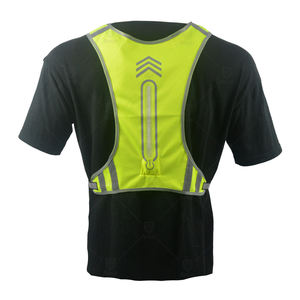 LED ricaricabile ad alta visibilità rosso luci lampeggianti Moto <span class=keywords><strong>sicurezza</strong></span> stradale giubbotto da corsa riflettente - Product Image 5