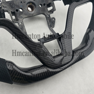 พวงมาลัยหนังแท้แบบเจาะรูคาร์บอนไฟเบอร์สำหรับรถยนต์ฮอนด้าแอคคอร์ด - Product Image 4