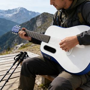 <span class=keywords><strong>Guitare</strong></span> intelligente à LED avec nouvelle conception 2025, <span class=keywords><strong>guitare</strong></span> intelligente OEM pour débutants et établissements d'enseignement musical - Product Image 3