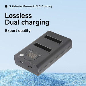 Chargeur de batterie rapide USB portable pour appareils photo <span class=keywords><strong>Canon</strong></span> IXUS 85 SX130 IS NB 6L NB 6LH, double emplacement, affichage LED - Product Image 2