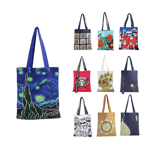 Gahumi Sac fourre-tout portable réutilisable pour les courses Sac fourre-tout en toile polyester et nylon Sac à provisions en coton - Product Image 5