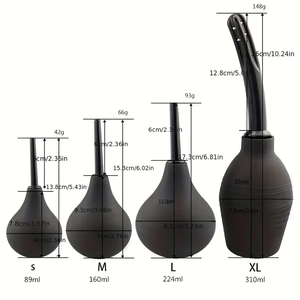 Productos sexys de limpieza Anal para adultos, Kit de bombilla de enema de ducha Anal A LA S-XL, ducha Vaginal - Product Image 2
