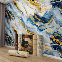 Pegatinas de Pared 3D de Espuma con Diseño de Mármol, Autoadhesivas e Impermeables, para Cocina, Revestimiento de Paredes y Hogar