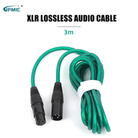 Ligne Qanon ligne tournante Bus ligne d'entrée/sortie Audio KTV câble de Microphone Audio XLR mâle à femelle XLR fil équilibré