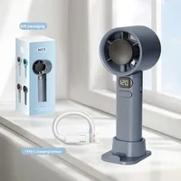 Nouveau ventilateur portatif rechargeable ultra-rapide 120 vitesses, mini, puissant, étanche IPX5, en ABS, pour l'extérieur