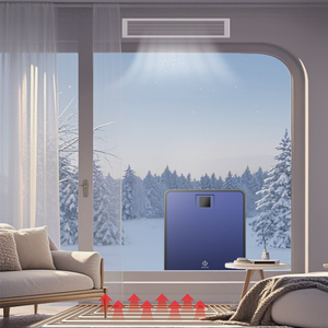 Pompe à chaleur air-eau à double ventilateur frontal de grande taille, basse température (-25°C), Full Inverter, système de chauffage central 3-en-1, dégivrage automatique intelligent - Product Image 2