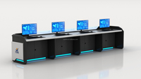 Kehua Fuwei Console centrale d'opérations réseau Console de surveillance multi-écrans