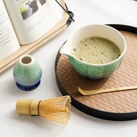 Bol à matcha Japandi écologique poli - Céramique durable, cadeau d'affaires
