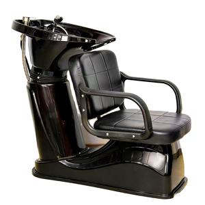 Sillón de Lavado de Cabello Semi-Reclinable para Belleza y Peluquería con Lavabo de Cerámica Ajustable, Pequeño y Sencillo - Product Image 4