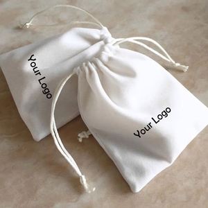 ถุงผ้าแคนวาสพิมพ์ลายตามสั่ง พร้อมโลโก้ สำหรับใส่ของและกันฝุ่น - Product Image 1