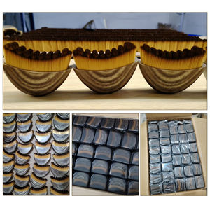 Brocha de Maquillaje Profesional de Lujo con Logotipo Personalizado, <span class=keywords><strong>Precio</strong></span> de Fábrica, OEM, para Base de Maquillaje Líquida o en Crema, Contorno Linfático - Product Image 5