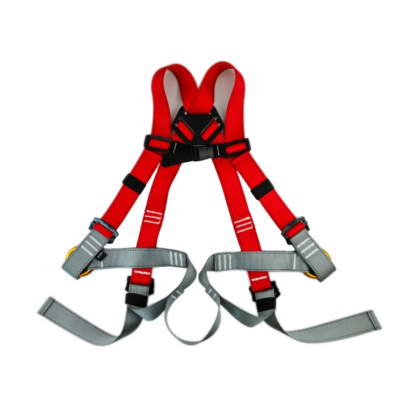 Wholesale outdoor climbing Children Polyester webbing Full-body Harness kids safety belt