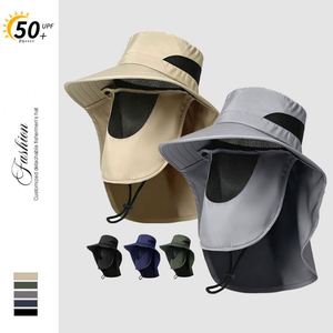 Chapeau Bob Personnalisé avec Logo, Maille Respirante, Protection UV, Idéal pour les Voyages et les Loisirs en Extérieur, Chapeaux Bob Confortables pour Pêcheurs - Product Image 1