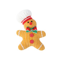 Adorables décorations de Noël en forme d'homme en pain d'épices en peluche, deux styles, en velours côtelé doux, décorations festives à suspendre à l'arbre de Noël, cadeau de fêtes