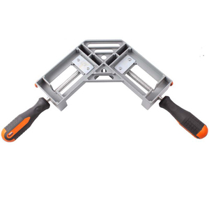 Pince d'angle à double poignée en alliage d'aluminium à serrage rapide OEM, 90 degrés, pour le travail du bois, la menuiserie, la soudure, l'encadrement photo - Product Image 2