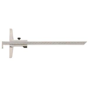 TTAKE SM201401010300P Medidor de profundidad con pie, medidor de profundidad Vernier con pie. Escala cromada mate. - Product Image 1