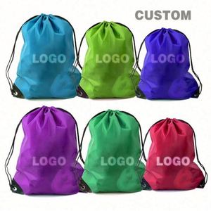 Desent Waterproof Multi-Color Drawstring Backpack Cinch Bulk Polyester <b>String</b> <b>Bag</b> Shopping for Outdoor Adventures - Product Image 1