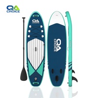 Planche de paddle gonflable (SUP) 10'6'' très vendue avec matériaux EVA et PVC, taille personnalisable, portable et étanche
