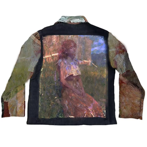 DiZNEW Veste tapisserie personnalisée à motif d'Edward aux mains d'argent Vestes pour hommes de grande taille Manteaux jacquard Veste à fermeture éclair - Product Image 4