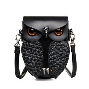 Sac hibou femme gothique en cuir PU motif Python épaule Steampunk messager Vintage côté bandoulière drôle décontracté petit sac - Product Image 1