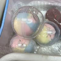 Balle Squishy en Argile Colorée TPR, Surface Effet Chocolat, Rebond Lent, Anti-Stress, Gadget Amusant pour Enfants et Adultes, Vente Directe Usine