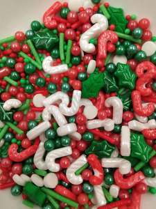 Nouvelles Décorations Comestibles pour Gâteaux de Noël, Fournitures de Décoration de Pâtisserie, Confettis Comestibles, Garniture de Bonbons - Product Image 5